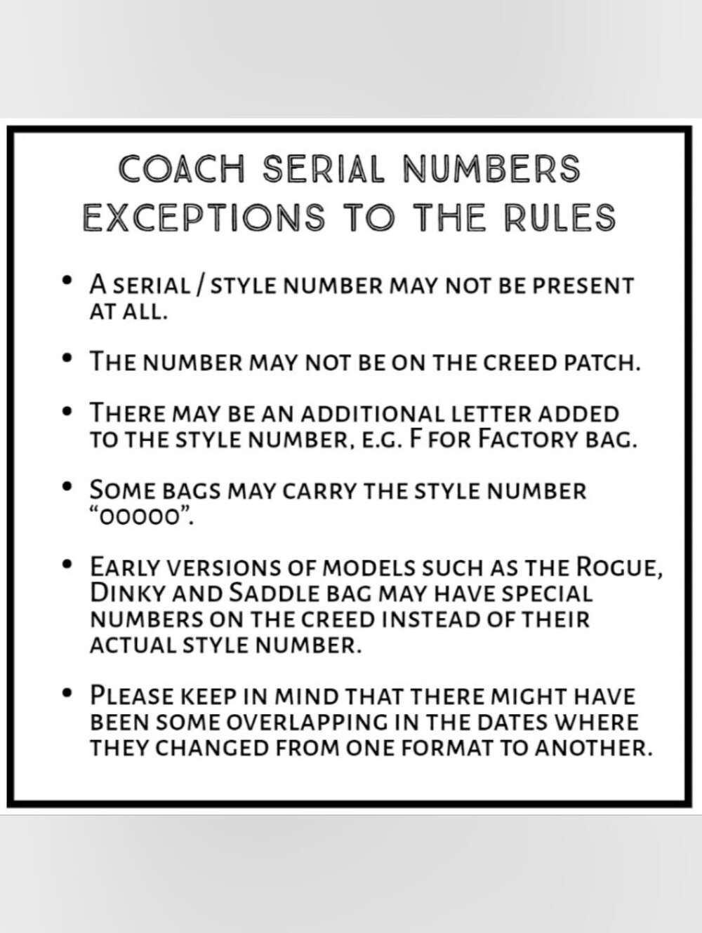 🛑 MUST READ: How to Spot a Fake Coach Bag Guide 🛑 - Picture 6 of 16